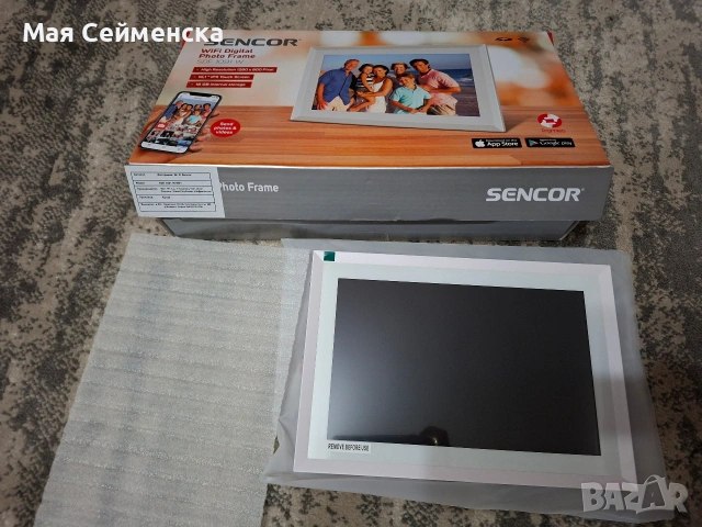Дигитална Wi-fi фоторамка SENCOR SDF 1091 W, снимка 3 - Монитори - 53610723