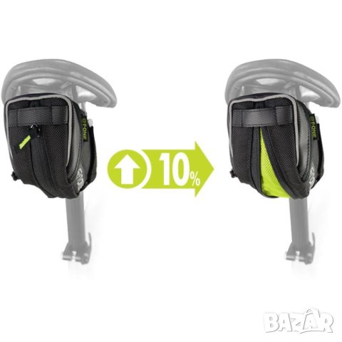 Аеродинамична Разширяваща Се Водоустойчива Чантичкa За Под Седалка На Велосипед С Широк Отвор, снимка 2 - Аксесоари за велосипеди - 40958330