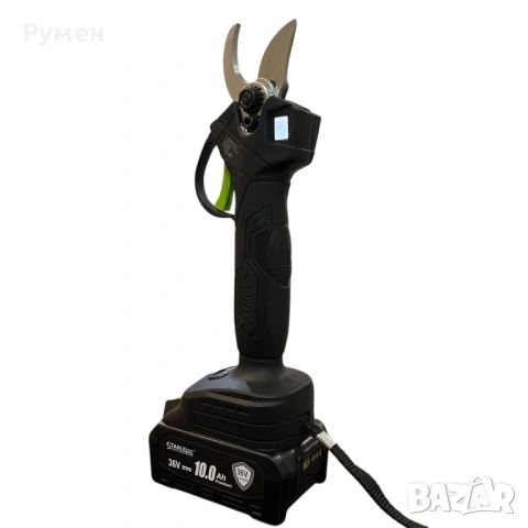 Комплект Акумулаторна Лозарска Ножица и Акумулаторен Трион StahlMayer 36V 10AH, LCD дисплей, снимка 4 - Други инструменти - 53106802