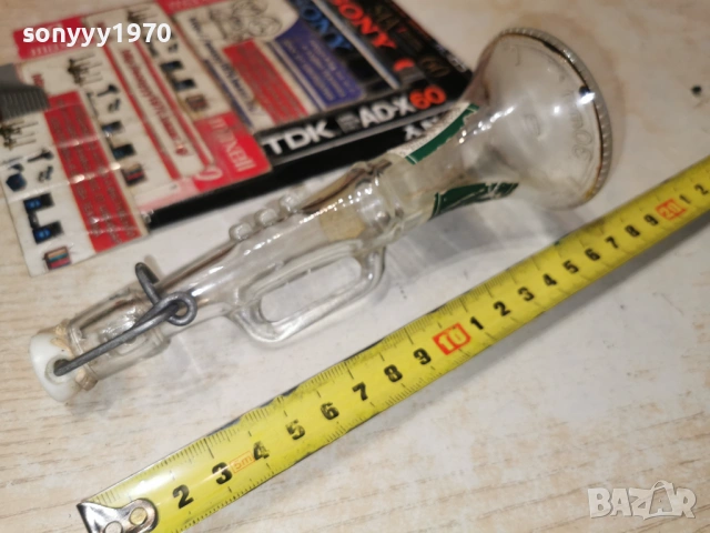 ТРОМПЕТ-СТЪКЛЕНО ШИШЕ 0901261940, снимка 4 - Колекции - 53047750