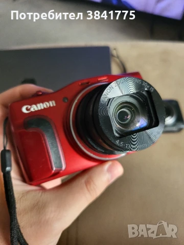 Canon PowerShot SX710 HS WiFi червен, снимка 7 - Фотоапарати - 51054784