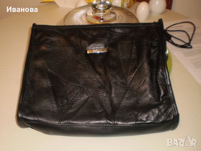 Намаление! Нов голям несесер от естествена кожа 30/22/6 см.