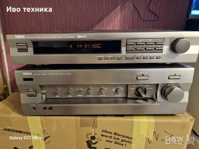 ,YAMAHA AX- 592/ TX-592 RDS, снимка 3 - Ресийвъри, усилватели, смесителни пултове - 53215488
