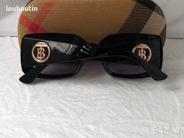 Burberry дамски слънчеви очила правоъгълни 3 цвята черни кафяви, снимка 8 - Слънчеви и диоптрични очила - 41626440