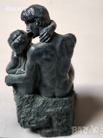 скулптура Целувката на Роден, снимка 4 - Статуетки - 44838926