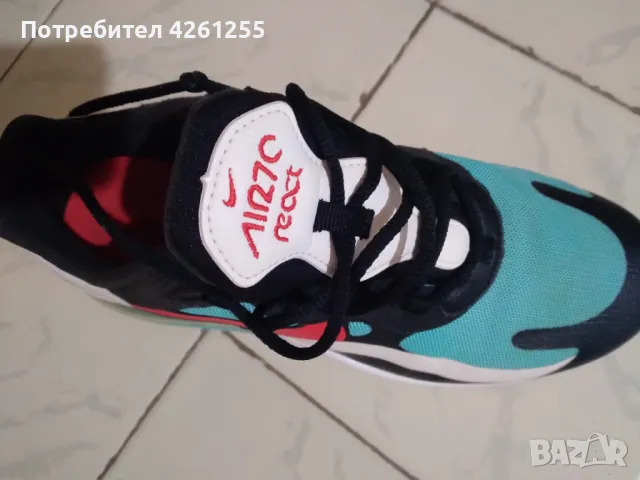 Оригинални дамски маратонки Nike Air 270 react, снимка 2 - Маратонки - 47516155