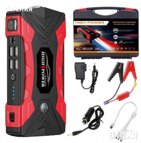 Многофункционален стартер за кола , снимка 3 - Аксесоари и консумативи - 52470539