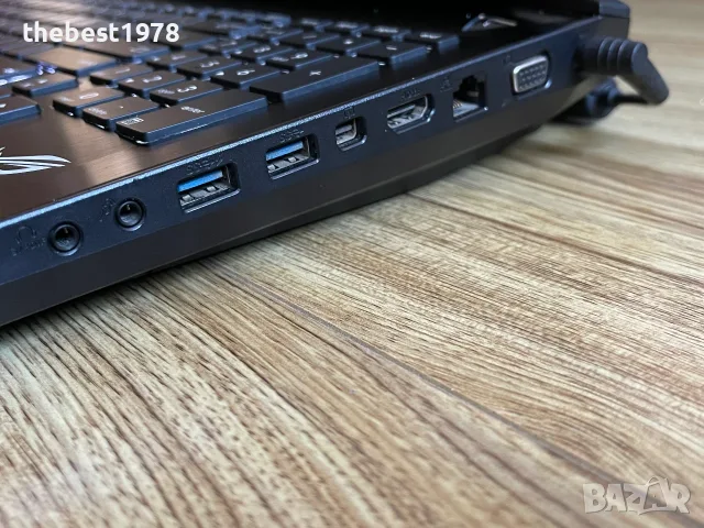 17.3 Asus Rog G750`Core i7-4700HQ/Nvidia GTX 870-192 bit/16GB RAM/128GB SSD+1TB HDD/Full HD, снимка 4 - Лаптопи за игри - 55772387