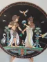 Порцелан чиния, египетска с сериен номер, колекционерска , снимка 2