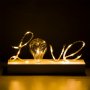 Декоративен светещ надпис Love , 26 LED