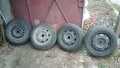 Зимни гуми+ Джанти за vw 14ки , снимка 1