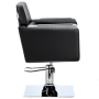 Хидравличен въртящ се фризьорски стол Bella за фризьорски салон Z-FJ-83014-BLACK-FOTEL-BEZPODN, снимка 3