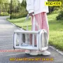 Kомфортна раница за пренасяне на котки с прозрачни страни - КОД 4326, снимка 8