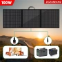 Мощен Монокристален Соларен Панел 100W (Peak) – Пълен К-кт за Къмпинг и Акумулатори, снимка 4