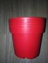 Комплект червени саксии - 5 бр. , снимка 3