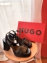 Дамски черни сандали Hugo размер 39 в оригинална кутия, снимка 2