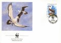 Остров Рождество 1990 - 4 броя FDC Комплектна серия - WWF, снимка 3