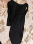 Дамска черна рокля с дантела, снимка 2