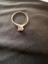 Сребърен пръстен тип годежен, снимка 1 - Пръстени - 44156942