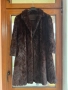 Стилен Визон за зимата, до под коляното, тъмнокафяв, снимка 2