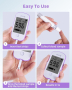 AILE Комплект за измерване на кръвна захар: 50 тест ленти и ланцети, снимка 4