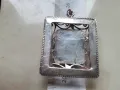 Масивна сребърна висулка с естествен камък, снимка 2
