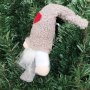 4214 Коледна фигура Гномче с шапка сърце, снимка 4