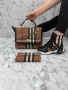 Burberry Дамски Комплект Маратонки Чанта И Портмоне Бърбъри - Налични Различни Цветове Код SK319, снимка 8