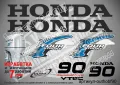 HONDA 45 hp Хонда извънбордови двигател стикери надписи лодка яхта, снимка 10