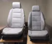 Автомобилни седалки с монитори. Кожени., снимка 2