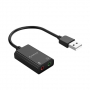 Звукова карта на USB Orico SKT2-BK-BP - USB Sound Card External, снимка 1 - Други - 36397808