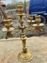 Масивен Бронзов Свещник Петица, снимка 6