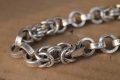 Мъжки сребърен ланец/синджир, снимка 2