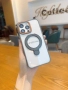 Калъф силикон MagStand Cover Прозрачен / Тъмносиня рамка / за iPhone 17 6.3 Баркод : 3132536, снимка 2