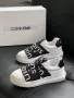 Calvin Klein Дамски Бели Маратонки С Черен Акцент👟Дамски Спортни Обувки Келвин Клайн Код E251, снимка 1
