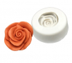 Средна розичка роза силиконов молд форма за декорация торта фондан украса, снимка 1