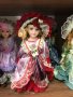 Кукла с порцеланово лице и ръце - в различни цветове рокли​, снимка 5