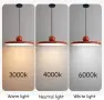 Червена LED висяща лампа НЛО, 36 W, 40 см, с регулируема височина, снимка 7
