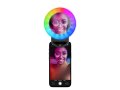 НОВИ! Селфи ринг Cellularline Pocket с огледало цветна RGB LED , снимка 4