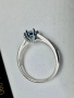 Сребърен пръстен с мойсанит (Диамант) 1 карат, снимка 8