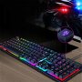 Геймърска светеща клавиатура T-WOLF, снимка 2
