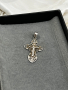 Сребърен оксидиран кръст сребро проба 925 , снимка 1 - Колиета, медальони, синджири - 44631540