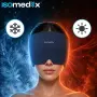 Гел маска за глава Isomedix против мигрена и главоболие - 2 в 1 охлаждаща и затопляща терапия, снимка 1