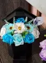 Тематични букети със сапунени цветя от пластичен сапун за абитуриенски бал и дипломиране, снимка 3