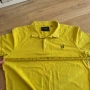 Мъжка поло тениска Lyle & Scott цвят жълто размер XL, снимка 4