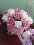 Луксозна кутия със сапунени рози, снимка 1