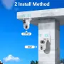 Smart Двойна Wi-Fi Камера с Две Лещи – Българско Меню! Нощно виждане, снимка 7