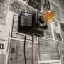 Лампа направена от стар фотоапарат , снимка 1