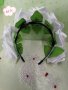 Диадема " 7 бели рози ", снимка 3