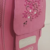 Анатомична раница herlitz, ученическа чанта, цвят: розов, снимка 10 - Раници - 33932319